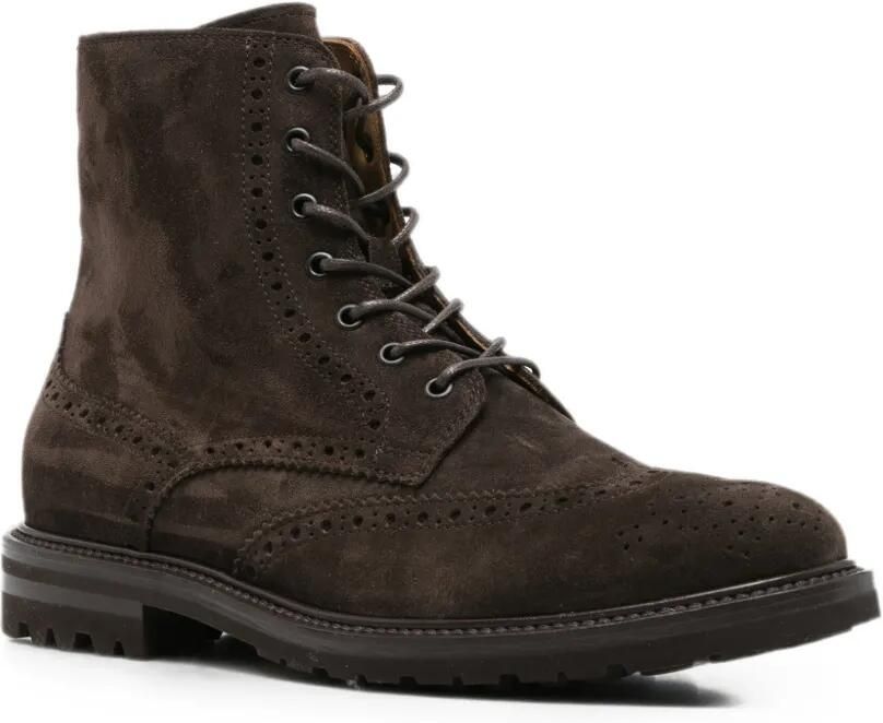 Henderson Baracco Veterlaarzen met brogue-detail Bruin - Foto 3
