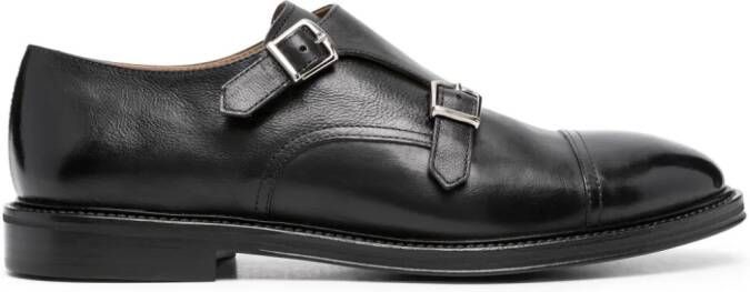 Henderson Baracco Leren gespschoenen Zwart