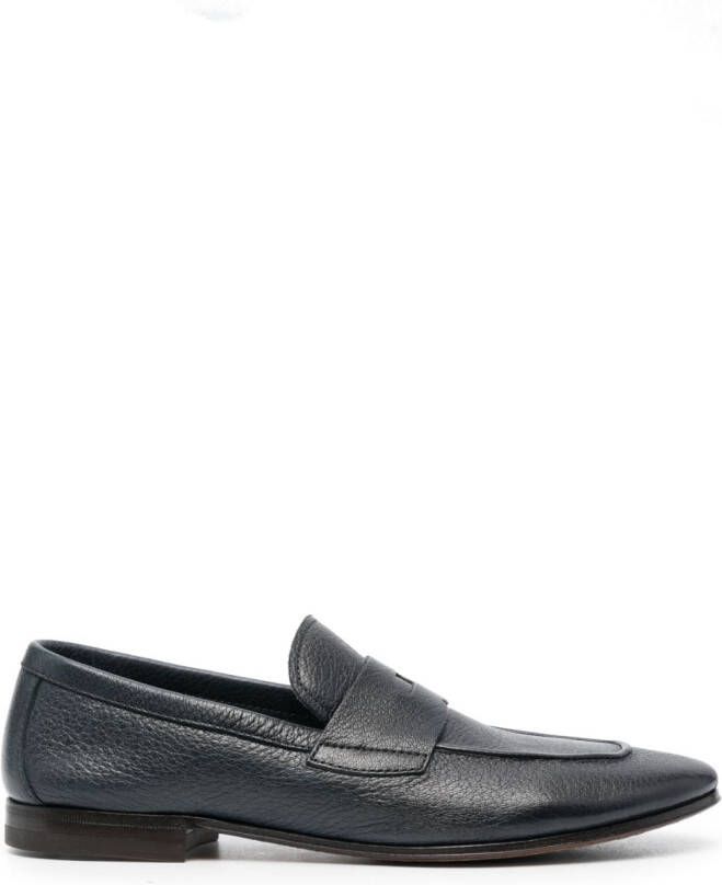 Henderson Baracco Leren loafers Blauw