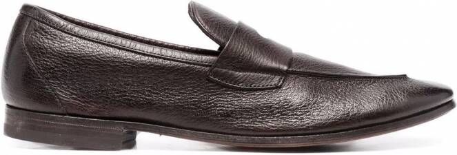 Henderson Baracco Leren loafers Bruin