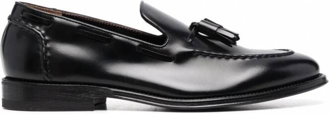 Henderson Baracco Leren loafers Zwart