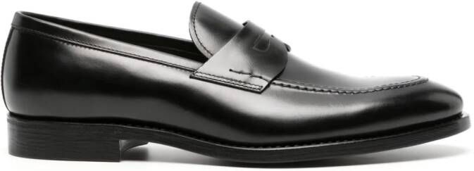 Henderson Baracco Leren loafers Zwart