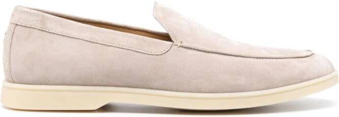 Henderson Baracco Loafers met geborduurd logo Beige