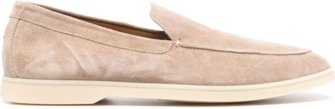 Henderson Baracco Panarea suède loafers Beige