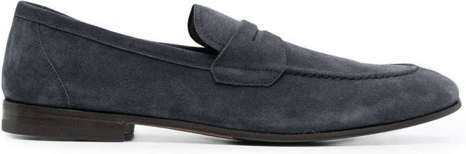 Henderson Baracco Penny loafers met ronde neus Blauw