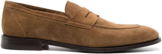 Henderson Baracco Suède loafers Bruin