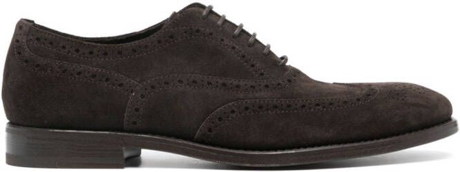 Henderson Baracco Suède brogues Bruin