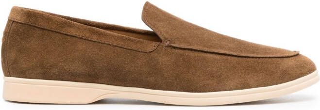 Henderson Baracco Suède loafers Bruin