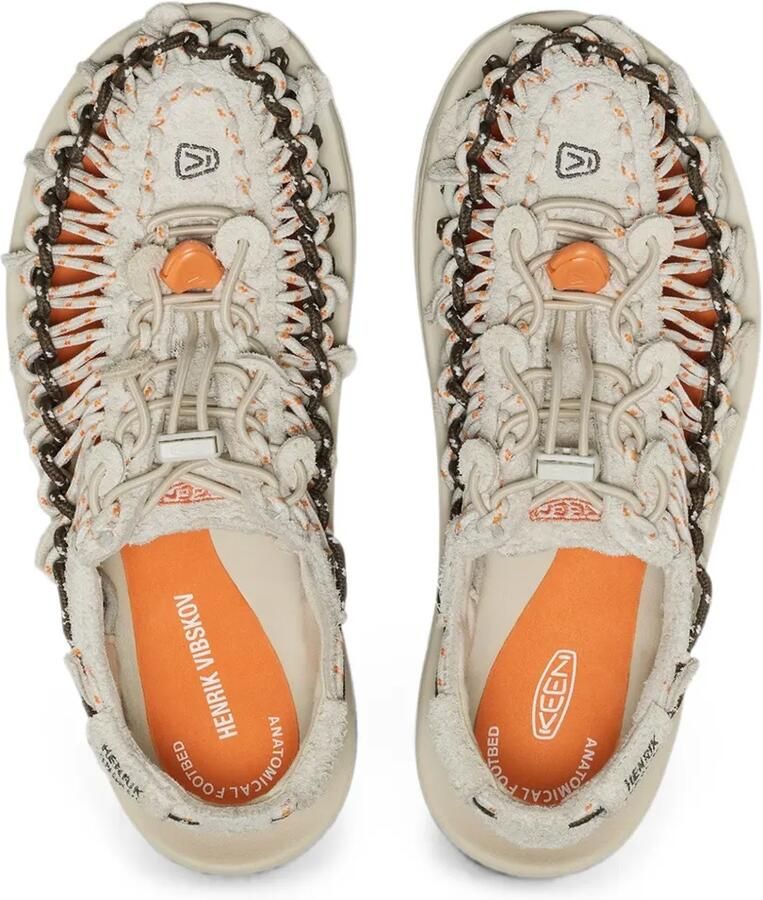 Henrik Vibskov x Keen Uneek Lea leren sandalen Beige - Foto 2