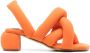 Henrik Vibskov Sausage sandalen met gekruiste bandjes Oranje - Thumbnail 1