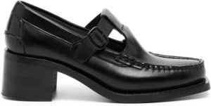 Hereu Alber loafers met T-bandje Zwart