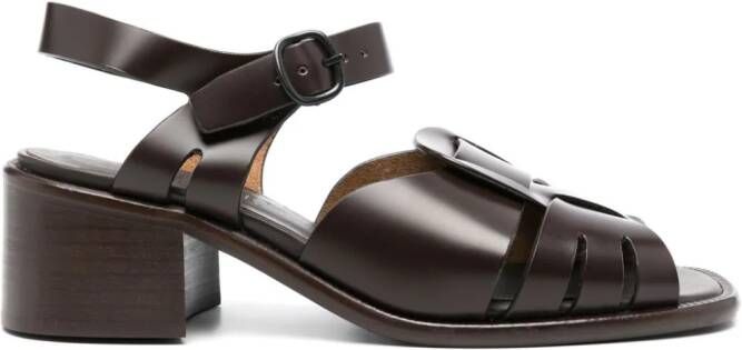 Hereu Ancora leren sandalen Bruin