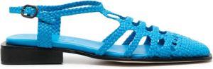 Hereu Barana leren sandalen Blauw