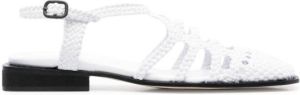 Hereu Barana leren sandalen Wit