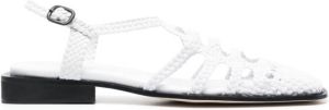 Hereu Barana leren sandalen Wit
