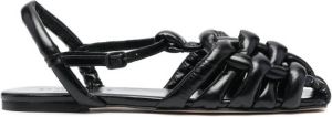 Hereu Cabersa leren sandalen Zwart