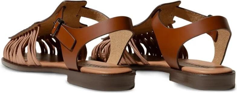Hereu Alaro gekooide sandalen met vierkante neus Bruin - Foto 3