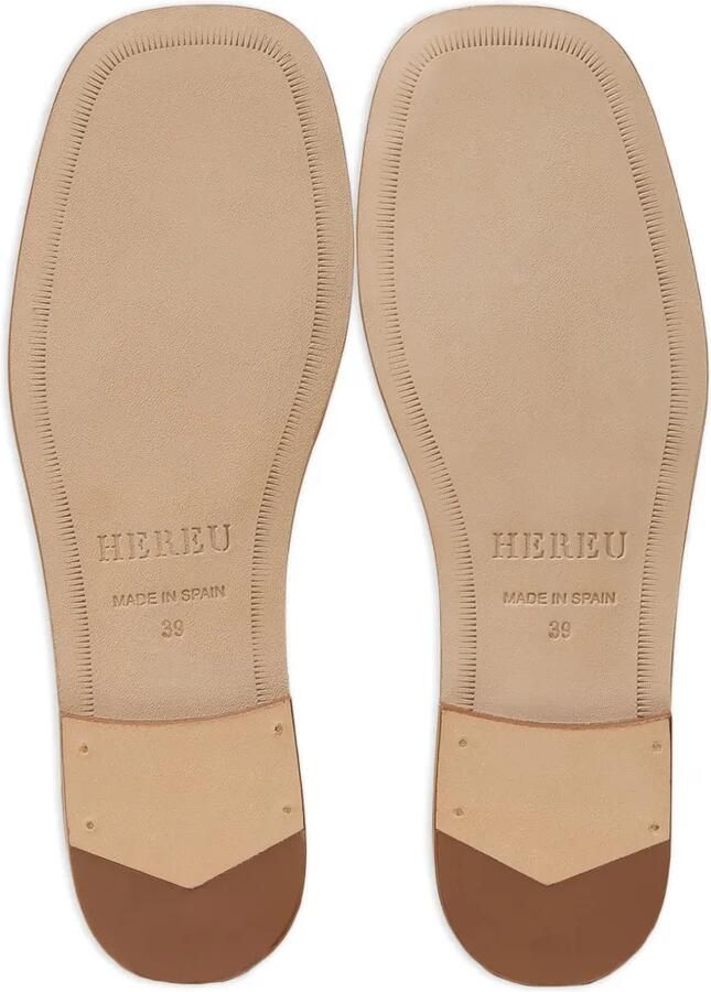 Hereu Alaro gekooide sandalen met vierkante neus Bruin - Foto 2