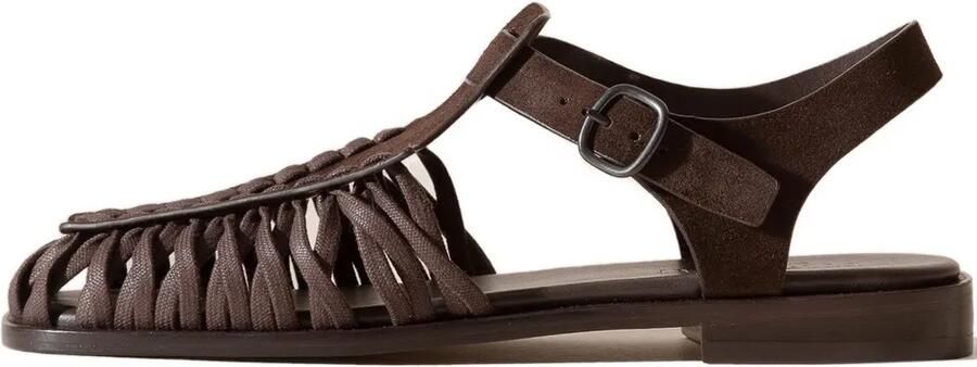 Hereu Alaro suède sandalen Bruin