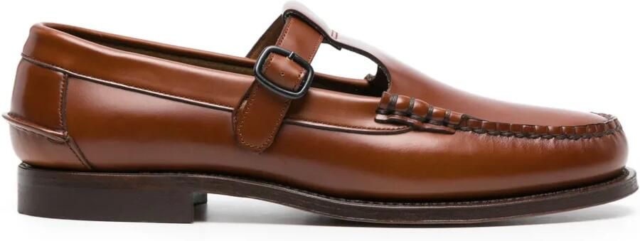 Hereu Alber leren loafers Bruin