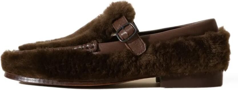 Hereu Alber T-bar loafers Bruin