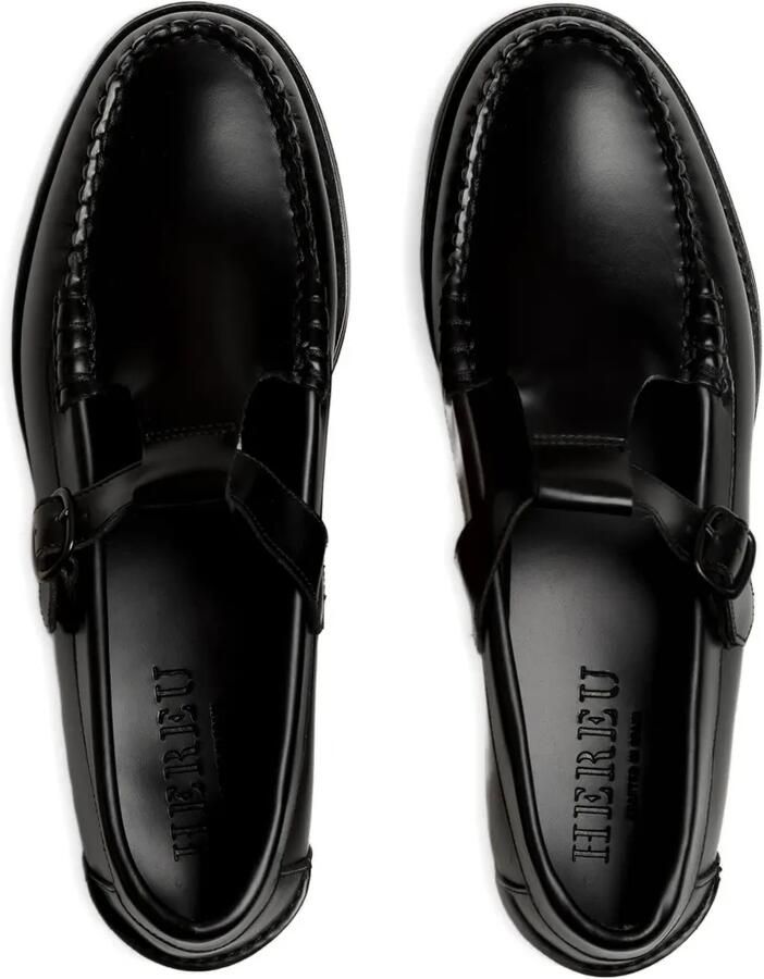 Hereu ALBER T-bar loafers Zwart - Foto 3