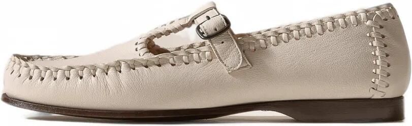 Hereu Alcover gevlochten schoenen met T-bandje Beige