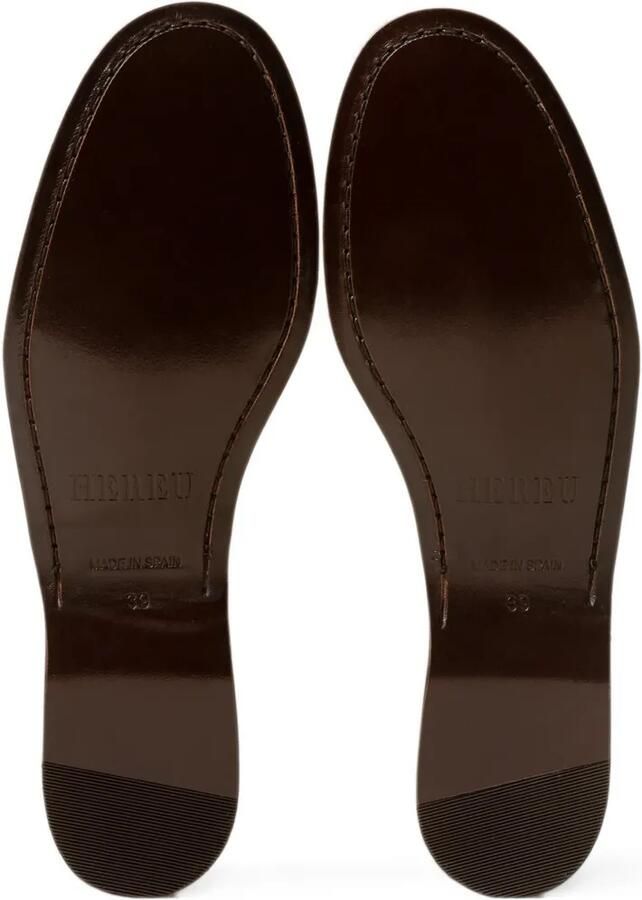 Hereu Alcover gevlochten schoenen met T-bandje Beige - Foto 3