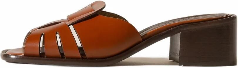 Hereu Ancora squared fisherman heeled sandals Bruin