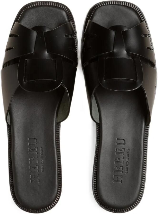 Hereu Ancora Squared flat sandals Bruin - Foto 4