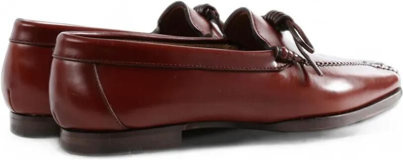 Hereu Aresta loafers met puntige neus en stikselafwerking en strikdetail Bruin - Foto 3