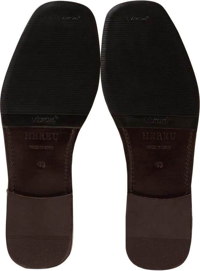 Hereu Borada Bordon loafers met vierkante neus Bruin - Foto 3