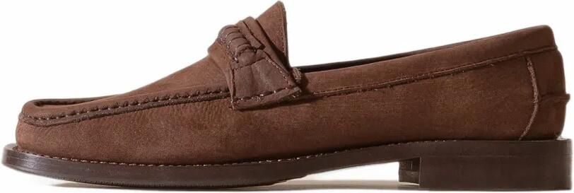 Hereu Borada Bordon loafers met vierkante neus Bruin