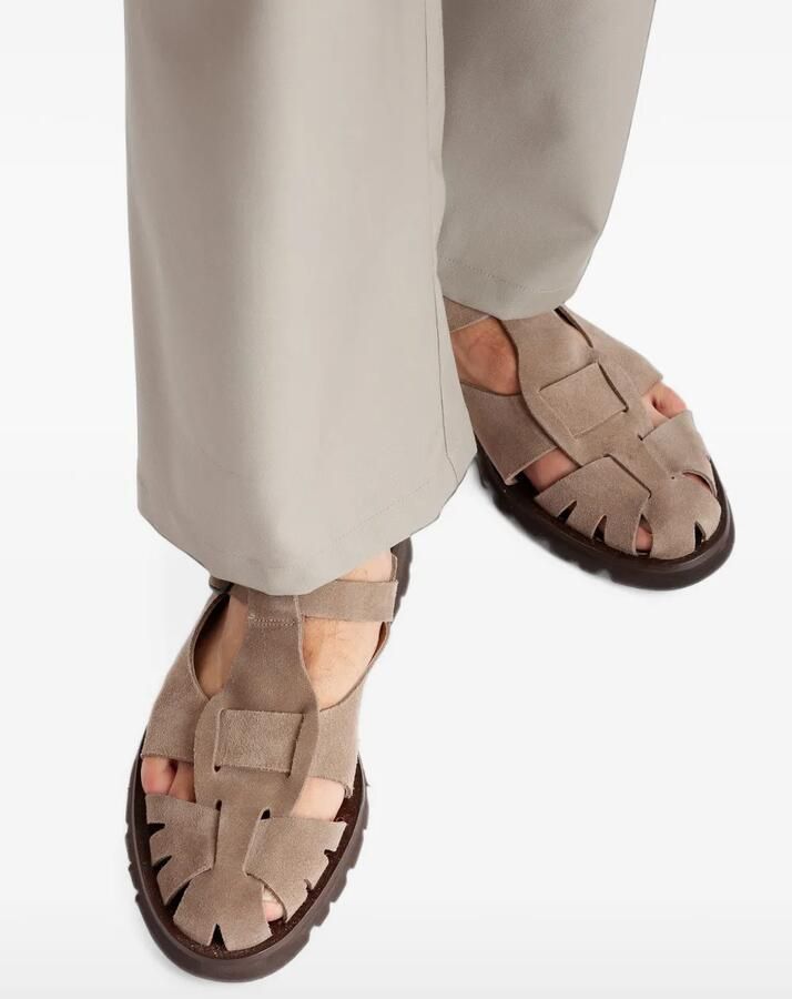 Hereu Canya Sport muiltjes in vissersstijl Beige