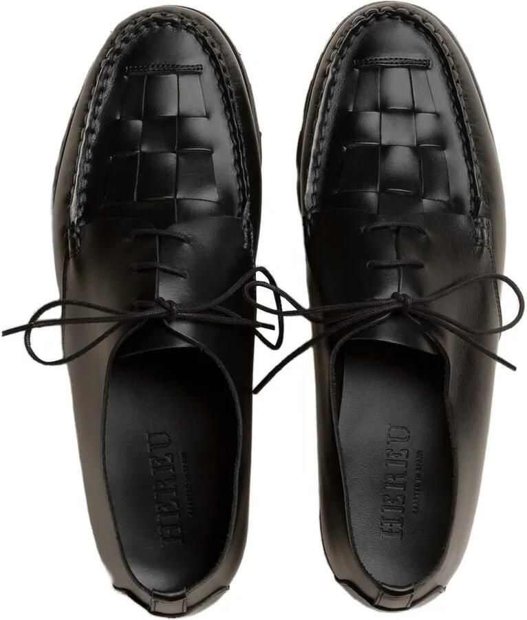 Hereu Colum derby veterschoenen Zwart - Foto 2