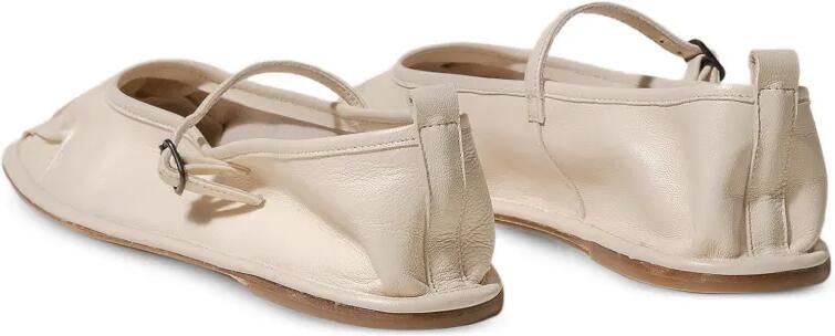 Hereu Dansa Mary Jane ballerina's met geplooide neus Beige - Foto 5