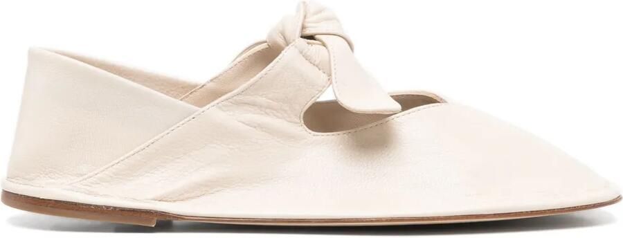 Hereu Geknoopte pumps Beige