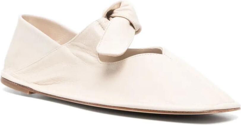 Hereu Geknoopte pumps Beige - Foto 2