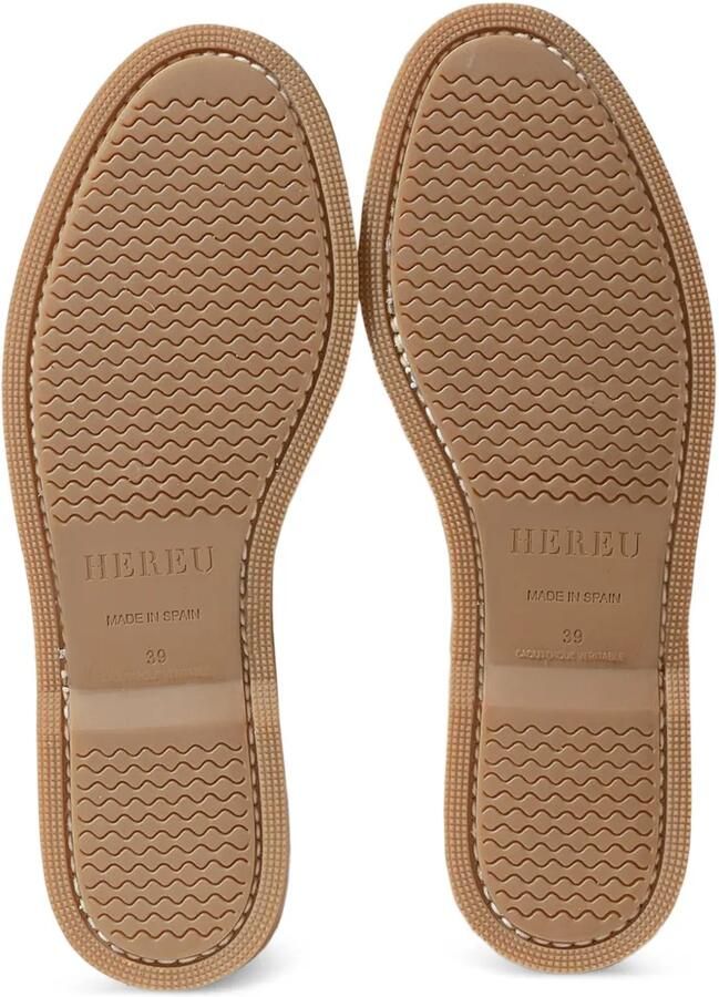 Hereu Gevlochten bootschoenen met veters Bruin - Foto 3