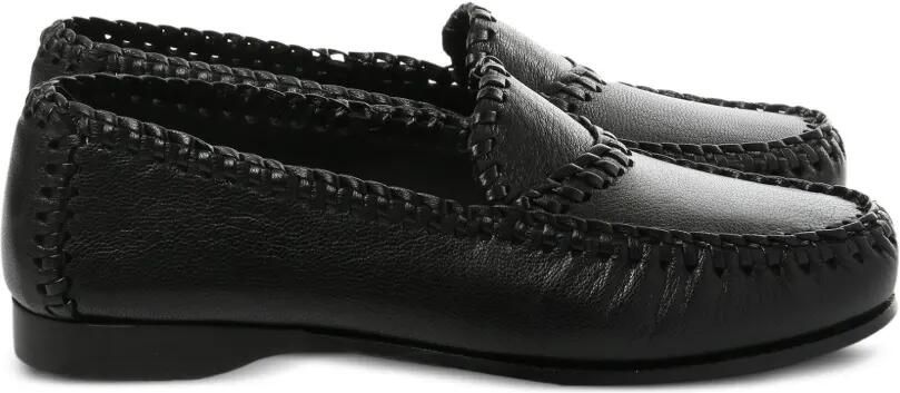 Hereu Gevlochten loafers Zwart