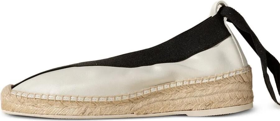 Hereu HORTA elastische espadrilles met ronde neus Wit