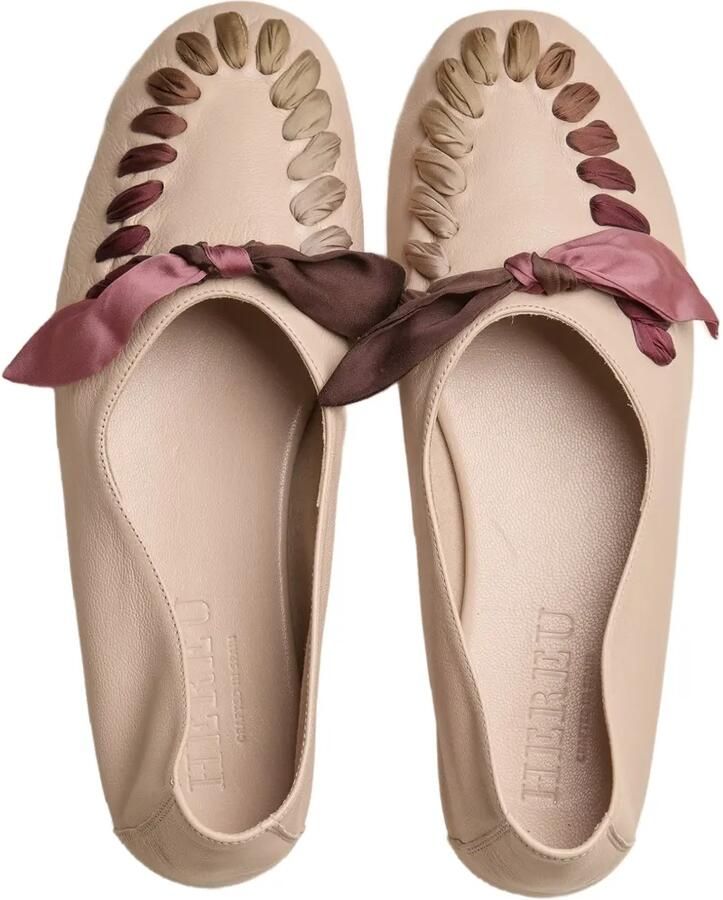 Hereu Juliol Foulard gedeconstrueerde loafers Beige - Foto 3