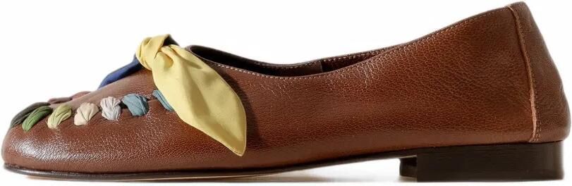 Hereu Juliol Foulard loafers Bruin