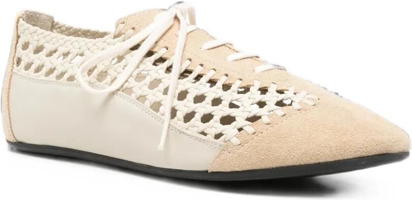 Hereu Leren sneakers Beige - Foto 4