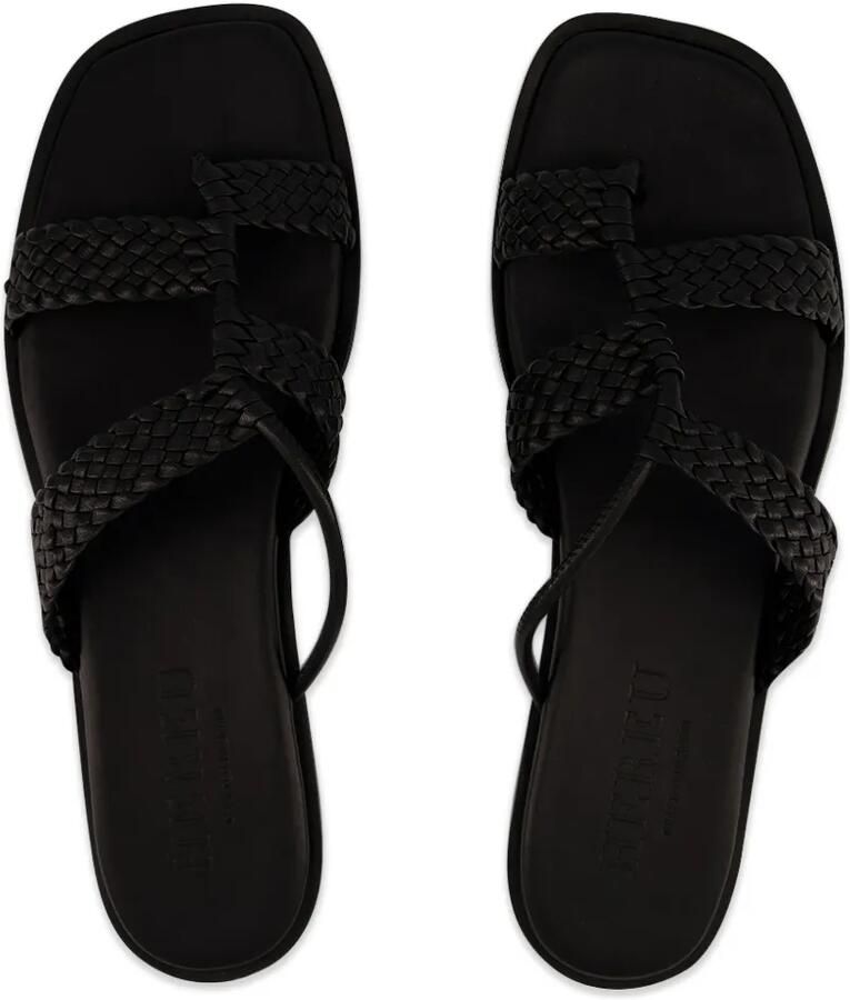 Hereu Lina geweven sandalen Zwart - Foto 2