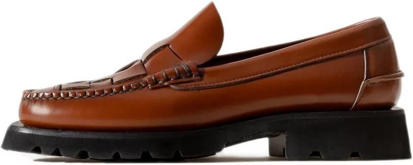 Hereu Nombela Sport interwoven loafers Bruin