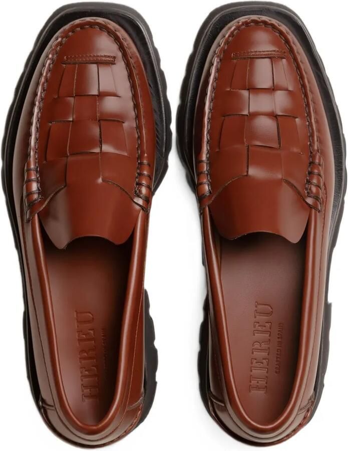 Hereu Nombela Sport interwoven loafers Bruin - Foto 3