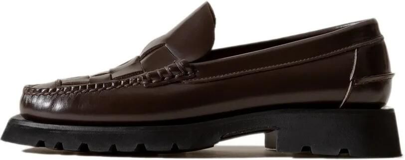 Hereu Nombela Sport leather loafers Bruin