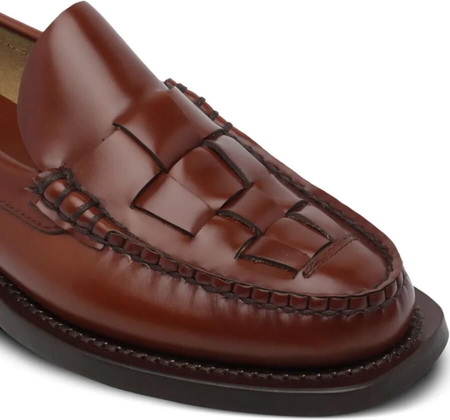 Hereu Nomblea geweven loafers Bruin - Foto 2