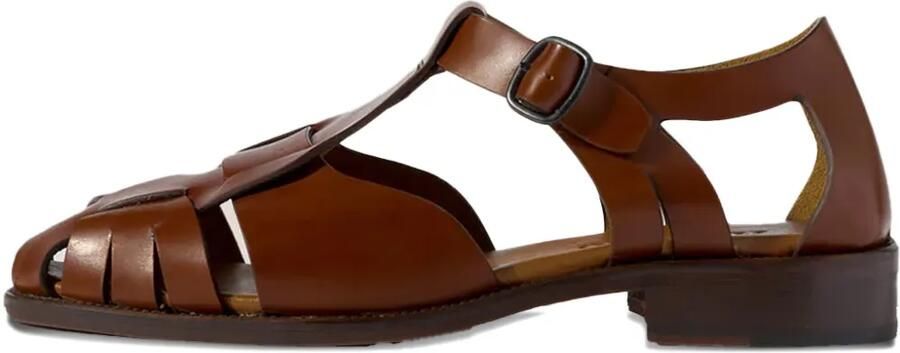 Hereu Pesca geweven sandalen met uitgesneden details Bruin